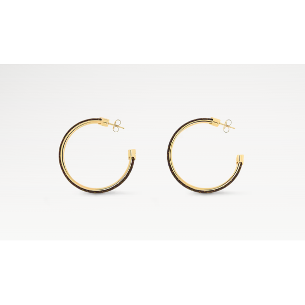 LV signature earrings