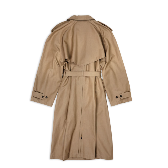 Women's oversized trench coat beige