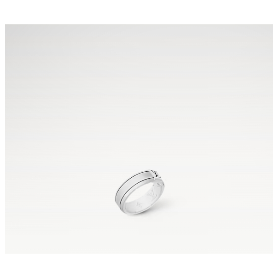 LV Spike Band Ring