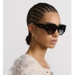 Black Rounded Sunglasses