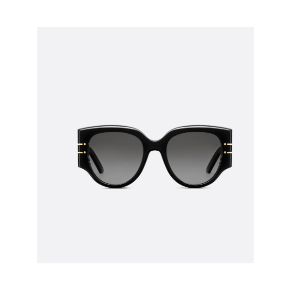 Black Rounded Sunglasses