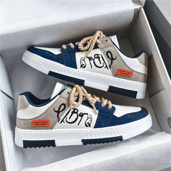 High quality men's board shoes spring youth casual canvas sneakers non-slip fashion jogging high top shoes for boys