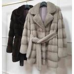 Fashionable women's winter luxurious natural mink fur coat collar, fashionable warm jacket